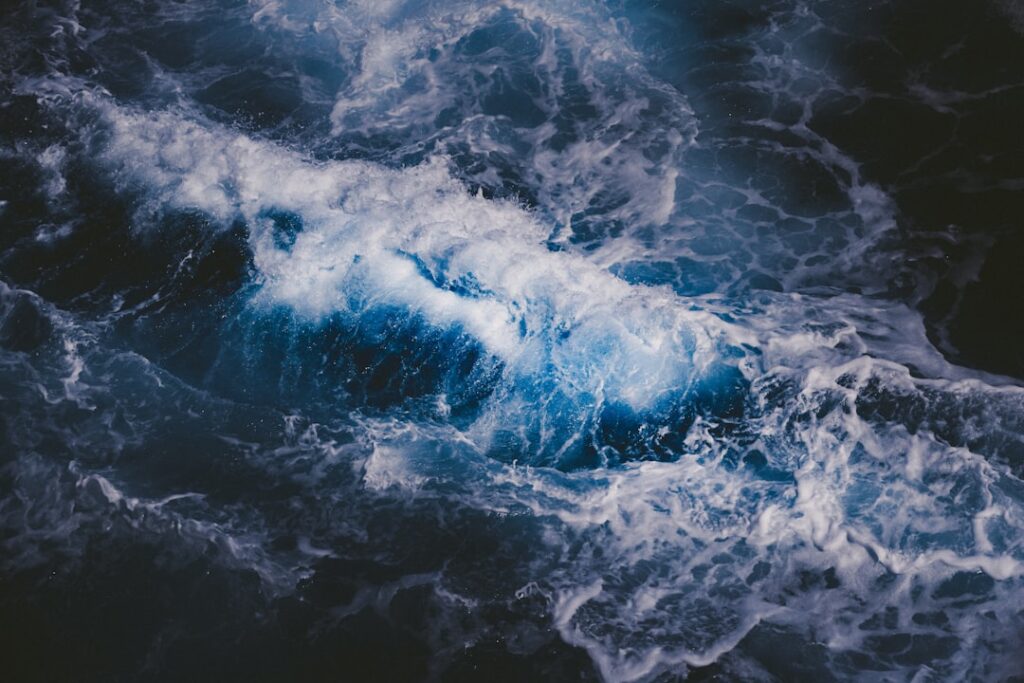 Photo ocean waves